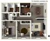 920 SF Floor Plan